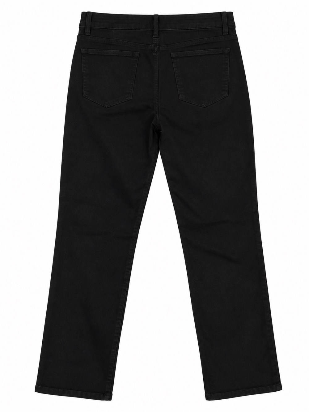 NWOT FRAME Women’s Le High Straight Film Noir Black Jeans - Size 34 High Rise - Picture 3 of 5